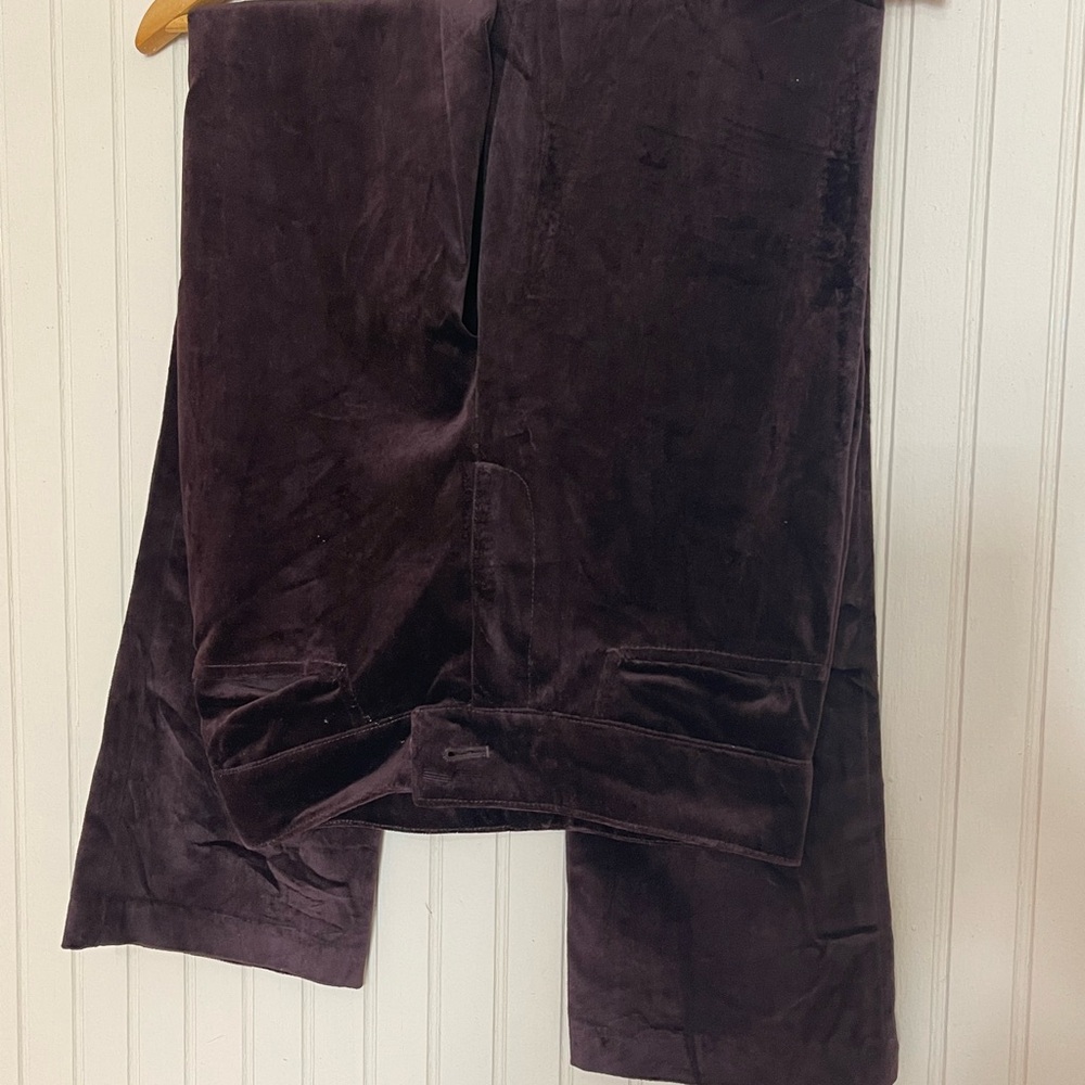 Burberry Rich Brown Velvet Trousers
